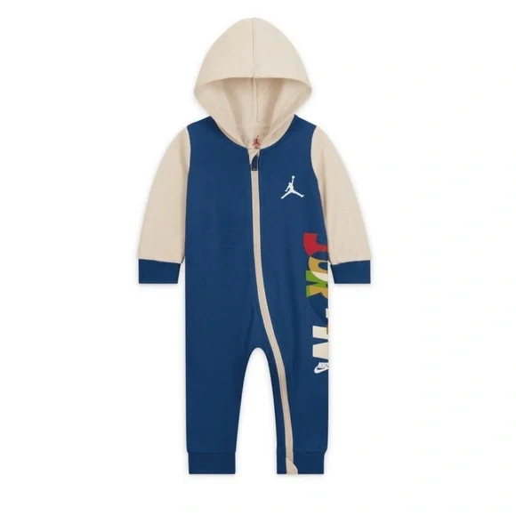 JORDAN Messy Room Hooded Corverall Baby