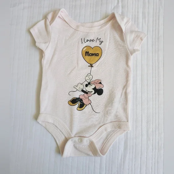 Disney Pink Minnie Mouse Bodysuit