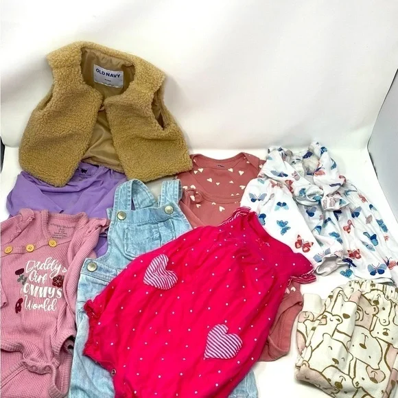 Baby Girl Clothing Bundle 3-6, 6 & 6-12 Months