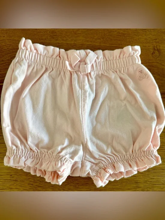 GAP Light Pink Ruffle Baby Shorts