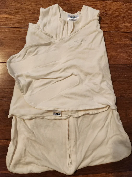 Halo Sleepsack Baby Infant Sleeveless Sleep Sack Swaddle Cream Unisex, Newborn