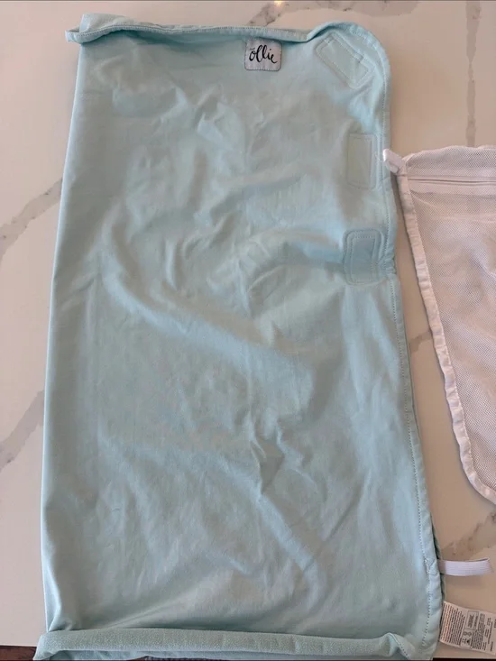 Ollie Light Blue Baby Sleep Sack - Cozy Infant Pajama Sack