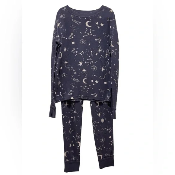 Old Navy Kids Starry Night Pajama Set size 10