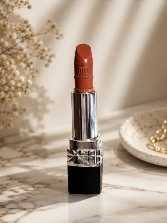 Rouge Dior 424 nude fauve satin lipstick