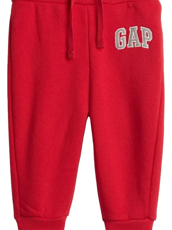 GAP Kids Bright Red Fleece Joggers