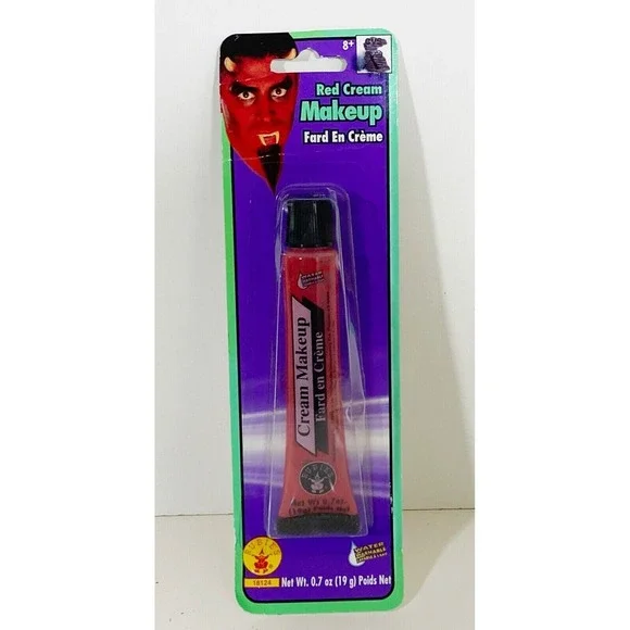 RUBIES RED CREAM Halloween‎ Party Costume Makeup. .07oz. BRAND NEW SEALED