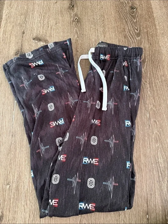 Overtime Kids Pajama Bottoms with White Drawstring