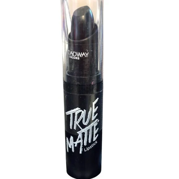 Broadway Colors True Matte Lipstick 11 Blackest Black- Sealed-‎ New without Box