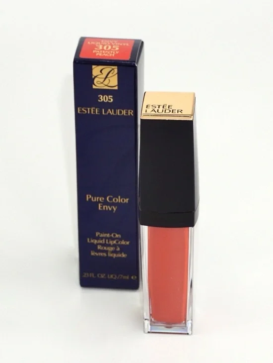 Estée Lauder Pure Color Envy Liquid Vinyl Lipcolor in  305 Patently Peach.