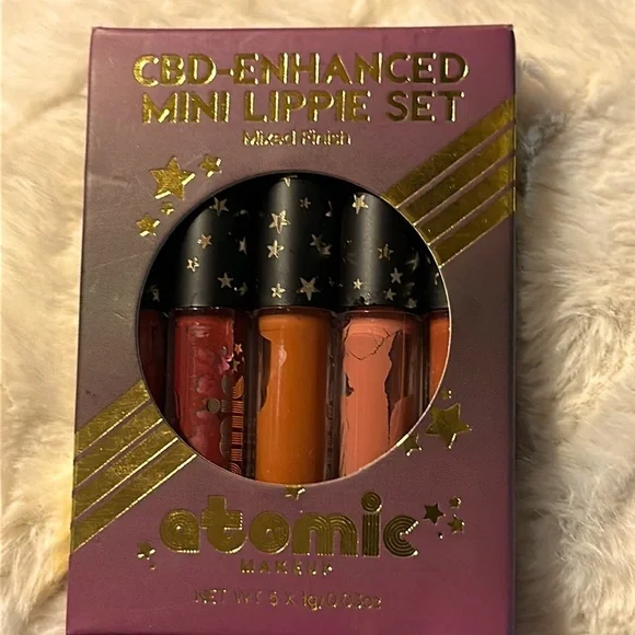 ATOMIC CBD Enhanced Mini Lippie Set 1g ea (5 mini lippies)