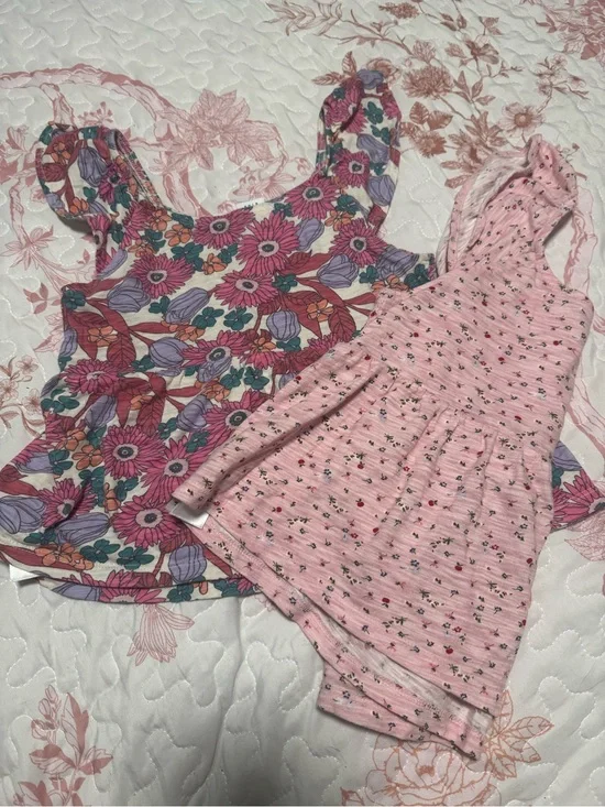 GAP Kids Floral tops — both for one price