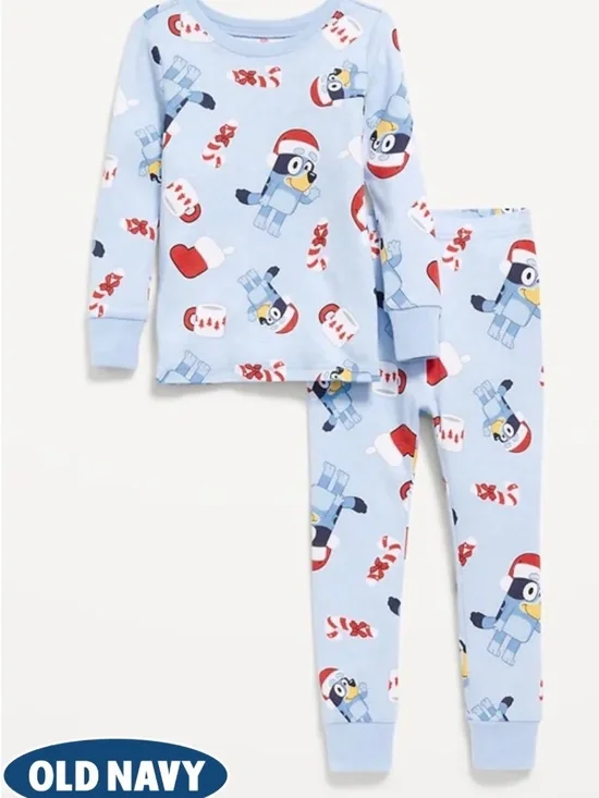 Bluey Baby Holiday Christmas Pajamas 2-Piece PJ Set 18-24 Months