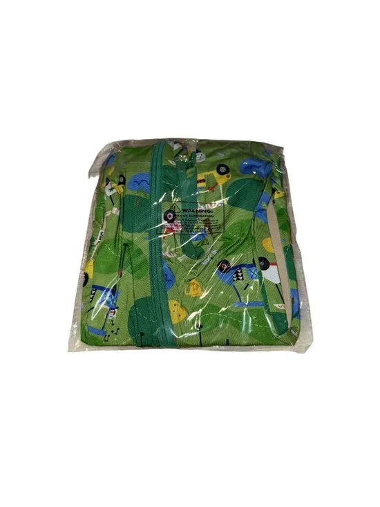 NWT Little Sleepies Fairway Fun Green Zippy One Piece Baby Size 3-6 Months
