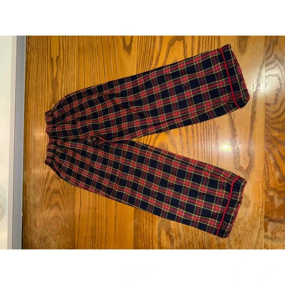 Janie and Jack‎ Kids Plaid Pajama Pants Size 5 Flame Resistant Sleepwear