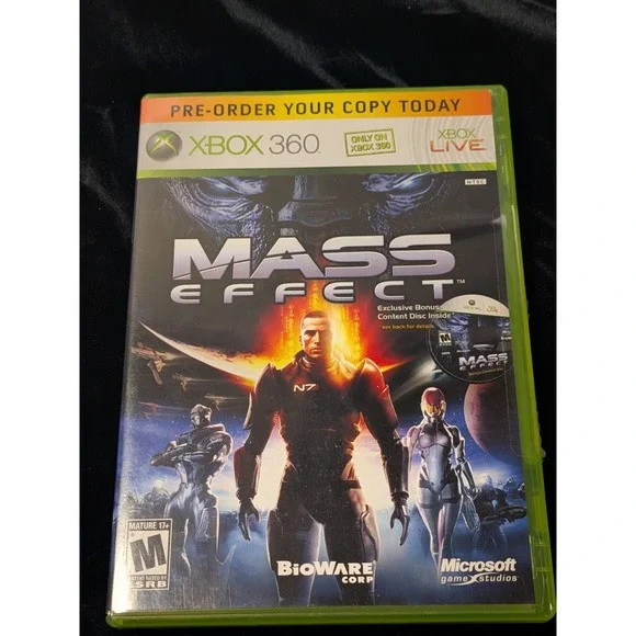 Mass Effect Xbox 360 Pre-Order‎ Bonus Content Disc - Rare Promo & Demos