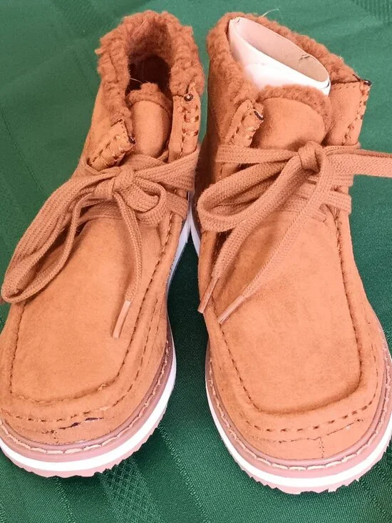 Gap Kids Boys Brown Casual Lace Up Boots Size 12 NEW $54.95