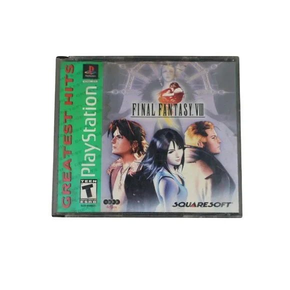 Final Fantasy VIII Sony PlayStation 1 Squaresoft T 1999 NTSC-U/C RPG 3-Disc