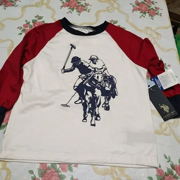 New U.S. Polo Assn Pajama Set Size Boy's 4/5