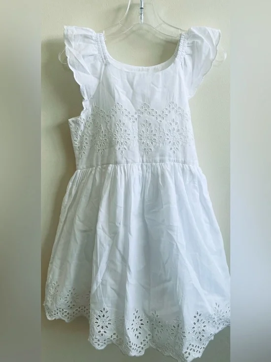 Baby Gap White Eyelet Sundress  Sz 5