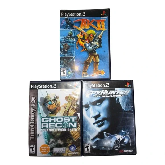 Lot Of 3 PS2 Games CIB with Manuals Untested