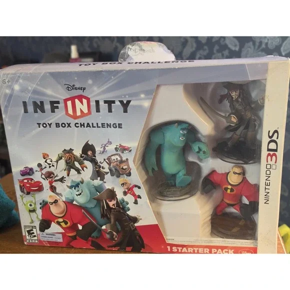 NEW Disney Infinity‎ Nintendo 3DS Toy Box Challenge Video Game Starter Pack 3DS