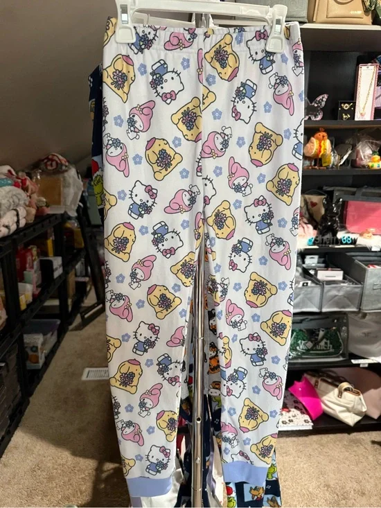 Hello Kitty Pastel Character Lounge Pants Size 8