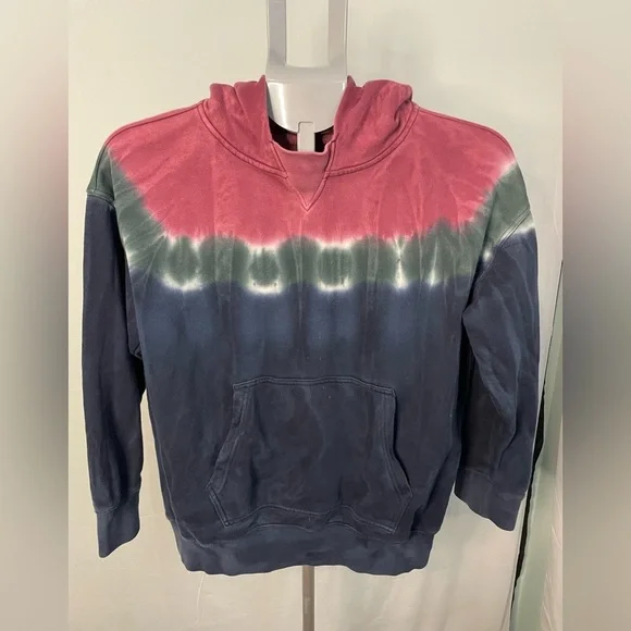 GAP teen size‎ 10 Tie-Dye Hoodie in Red, Green, and Blue