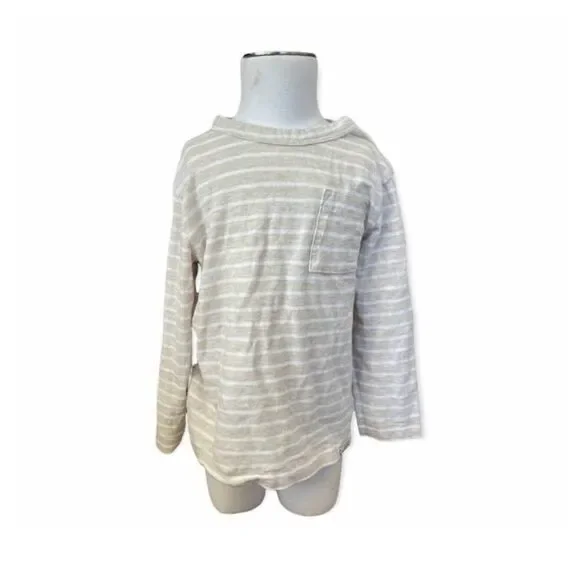 Toddler Boys Baby Gap ‘Lived In’ Striped Ranglan Long Sleeve Shirt Top - Sz 3 yr