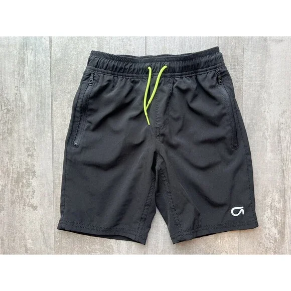Gap Fit Boys Athletic Short Gym Quick Dry Mesh Lined Pull On Elastic Waist S 6-7