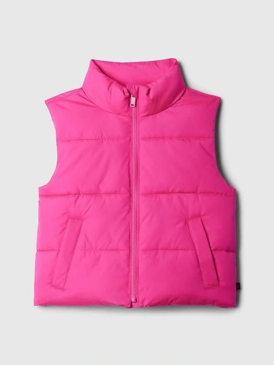 GAP Hot Pink Puffer Vest