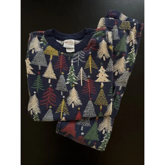 Hanna Andersson Kid’s Size 130cm/US 8 Christmas 🎄 Pajama Top & Bottom Set