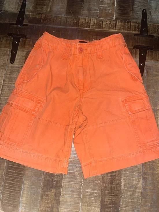GAP Kid's Bright Orange Cargo Shorts