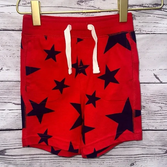 Baby Gap Boys Pull On Star Print Shorts Size 12-18 Months