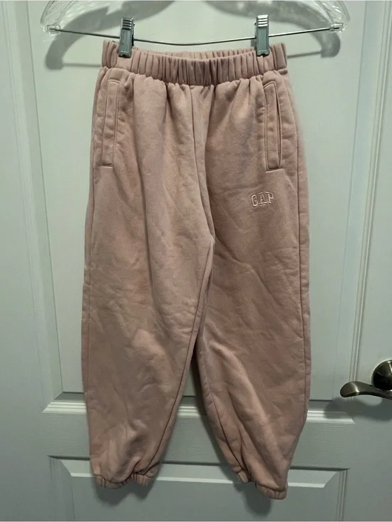GAP Girls Light Pink Fleece Joggers