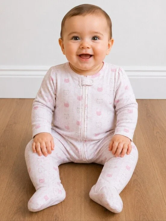 6-9 Months Baby Gap Footie Pajamas