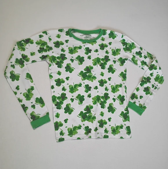 Burt's Bees Kids St. Patrick's Day Pajama Long Sleeved Shirt