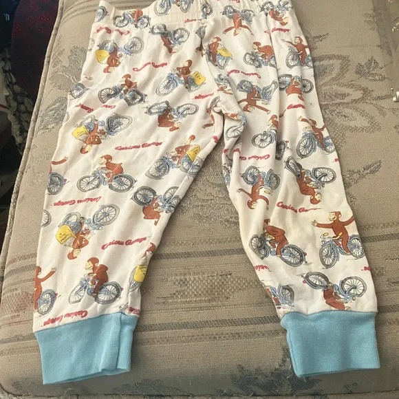 Kids Pajama bottoms - Blue and White 3t