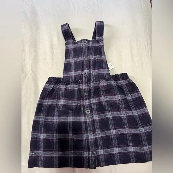 Gap Girls Plaid Flannel Jumper NWT