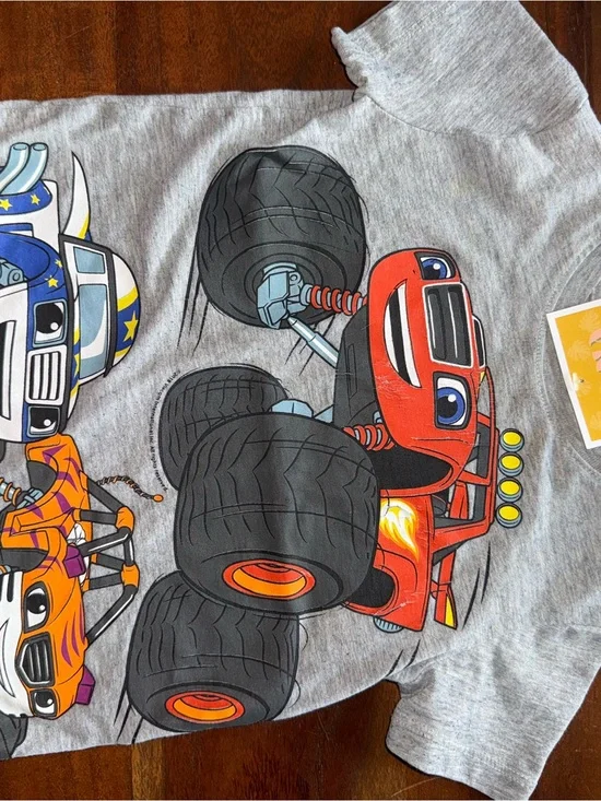 GAP Gray Tee with Blaze & the‎ monster machines Graphic