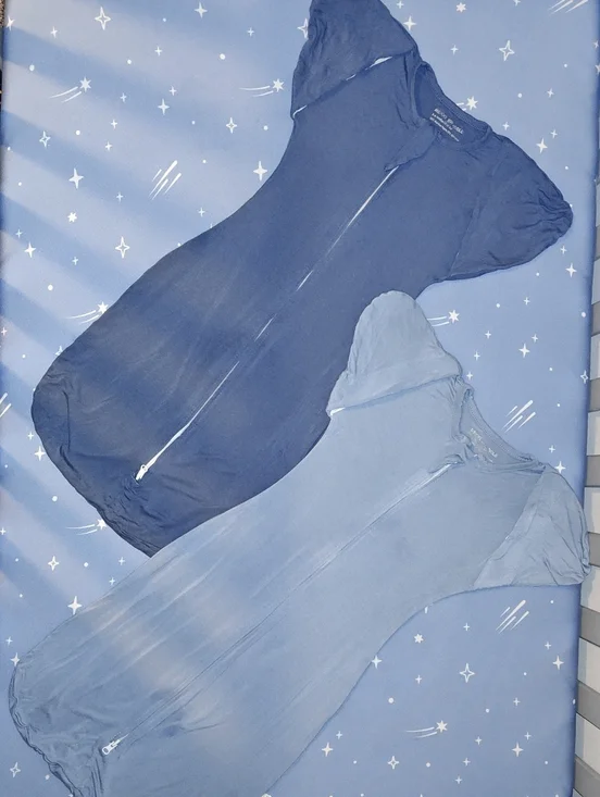 Mexxi Velcro Swaddle- Blue Set Of 2