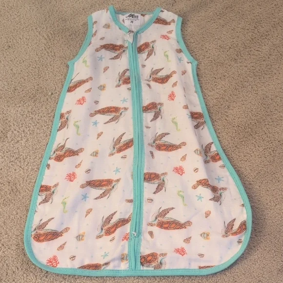 Mies To Go World Of Mies Bamboo & Organic Cotton Ocean Sleep Sack Size 3-6 Month