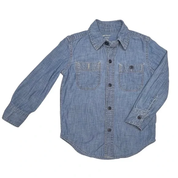 Gap Chambray‎ Button Up Shirt