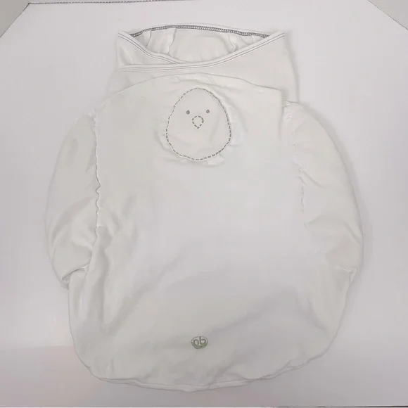 Nested Bean Zen Swaddle white 100% cotton small/medium 7-14 lbs.