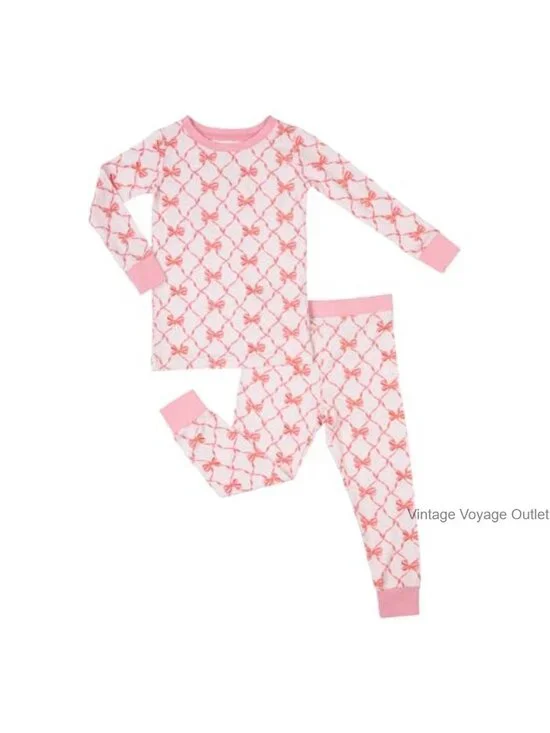 Toddler Pajama Set - Long Sleeve Two-Piece - Viscose Spandex