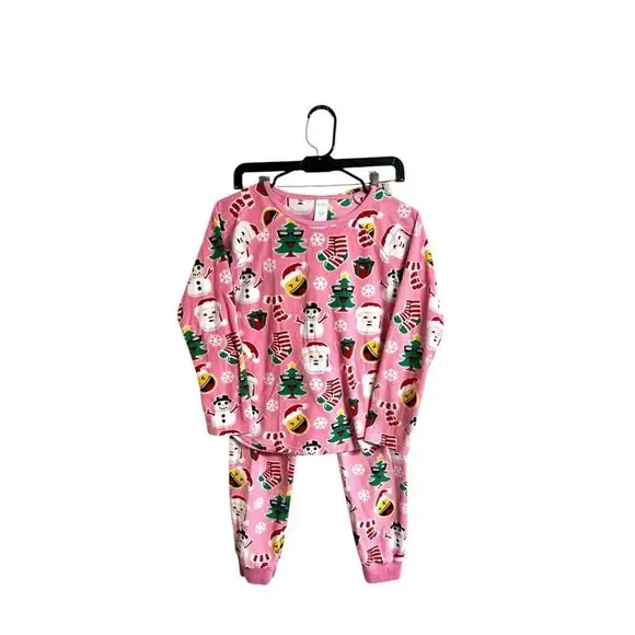 TCP Girls lightweight pink pijama set long sleeve Sz XL (14)