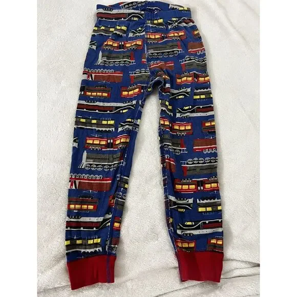 Hanna Andersson‎ Size 4 Train Pajama Bottoms Boy