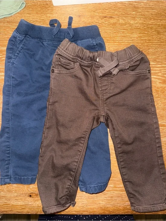 Gap: 2 Pack Brown and Navy - Comfortable Everyday Bottom