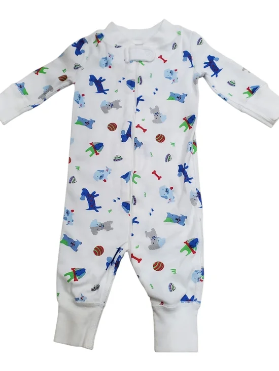 Hanna Andersson Baby Zip Sleeper Dog 0-6 Months