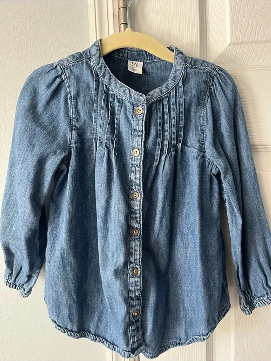 Baby GAP Denim Button-Up Blouse