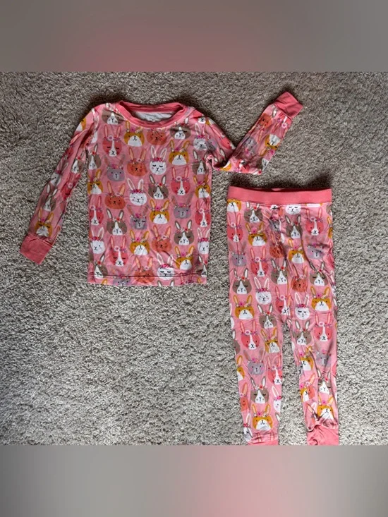 Little Sleepies Boho Bunnies Pajama Set